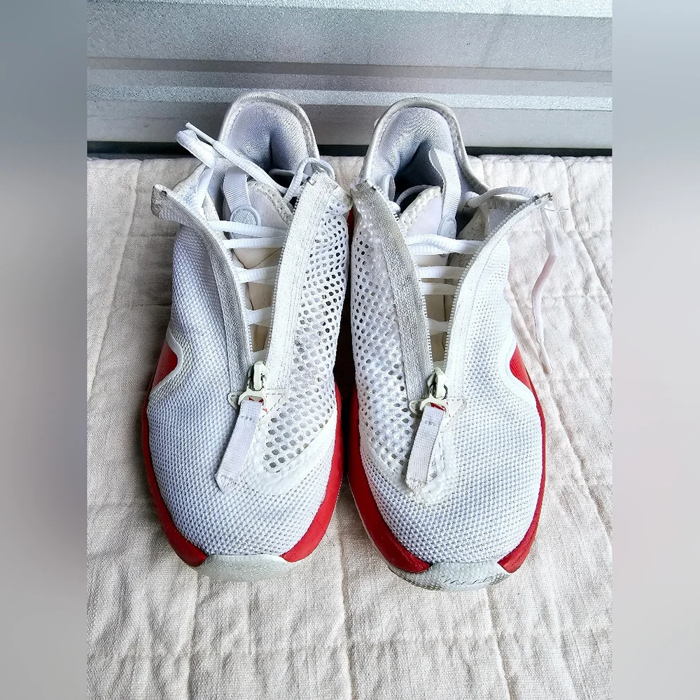 NIKE PG 4 TB PAUL GEORGE TEAM BASKETBALL WHITE RED Men:Sz 7.5 Women:Sz 9 - Picture 4 of 7